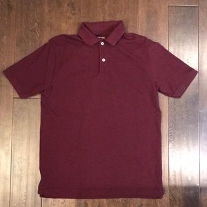Men’s burgundy polo